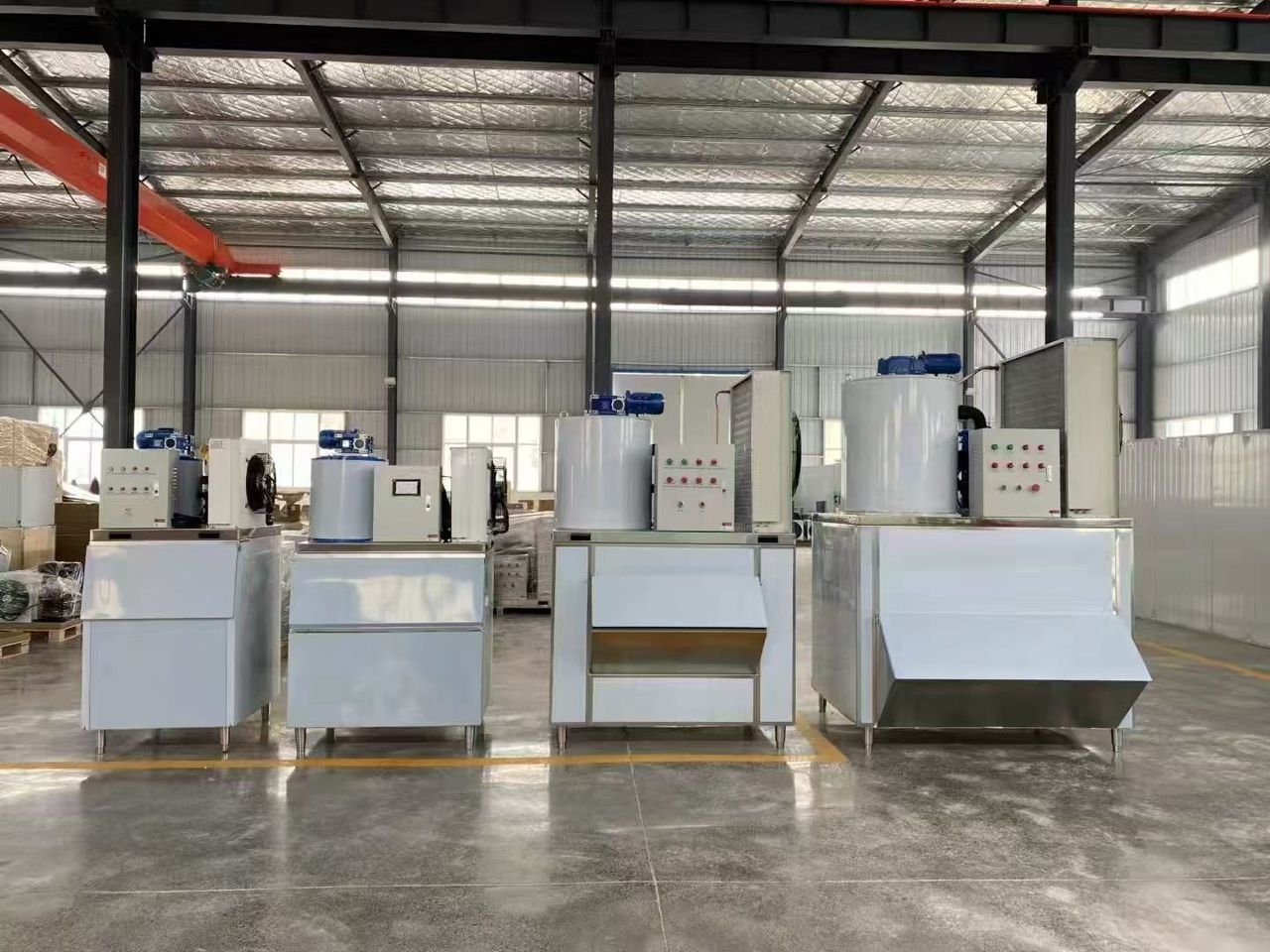OH COOLING 商用片冰机工厂实拍 / Commercial flake ice machines at factory