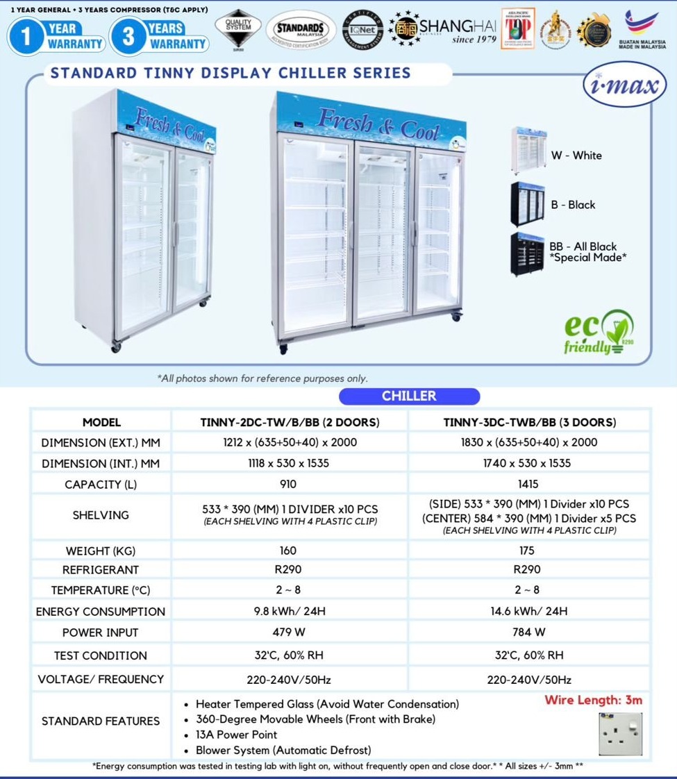 i-max Tinny 展示柜系列 / Tinny Display Chiller